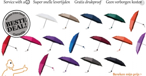 bedrukte paraplu's voor uw promotie doeleinden. en bescherming van uw connecties en relaties tegen de regen.